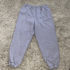 Purple sweatpants
